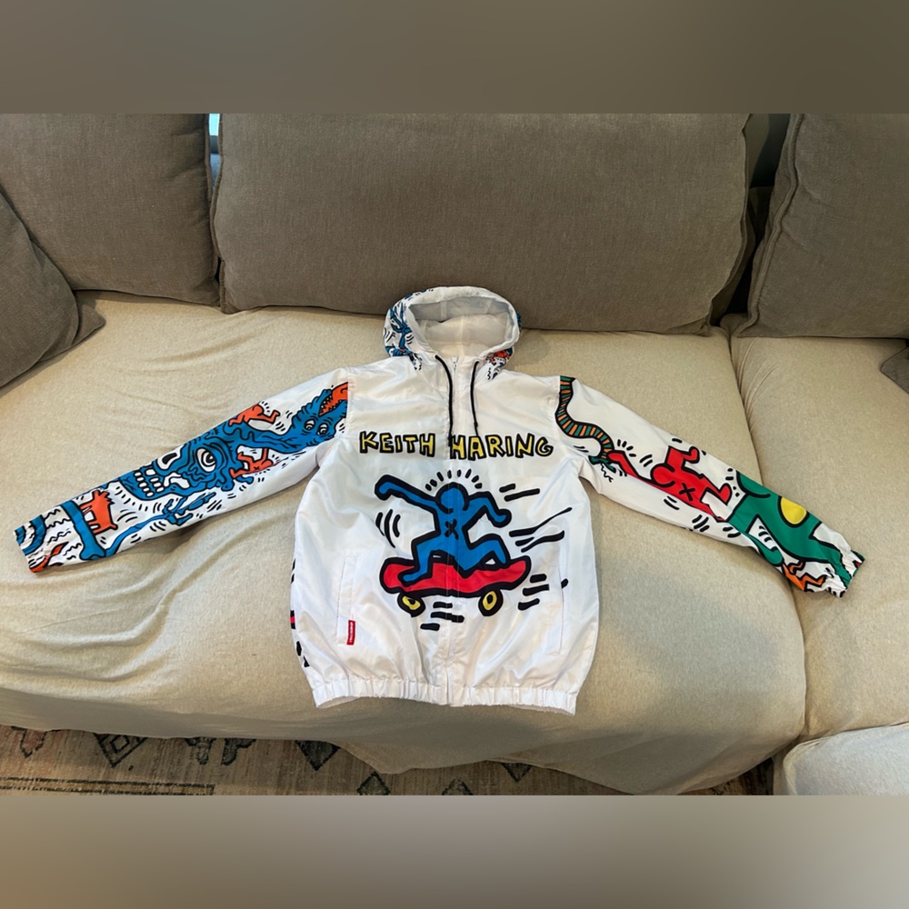 MEMBERS ONLY KEITH HARING WINDBREAKER - Small Mens